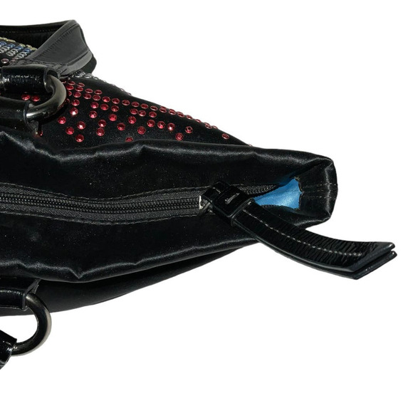 COACH Limited Special Edition Holiday Rhinestone Sateen Tote Shoulder Bag - Picture 14 of 16